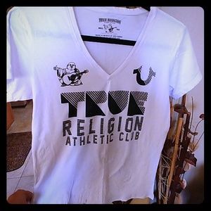 True Religion Women's V-neck tee